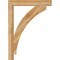 Ekena Millwork Thorton Block Rough Sawn Bracket, Western Red Cedar, 4"W x 32"D x 44"H BKT04X32X44THR05RWR - alternate 3